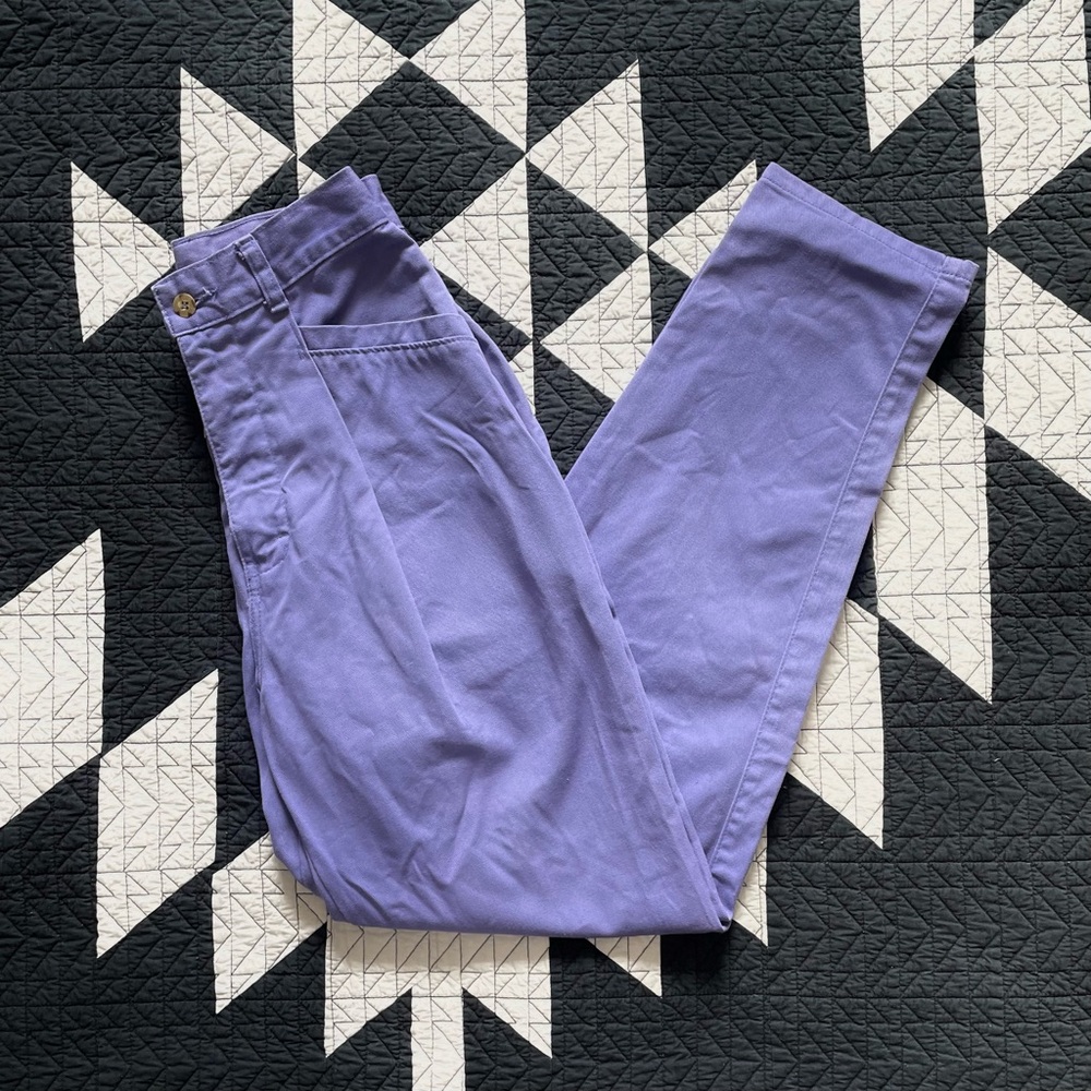 VINTAGE lavender pleated pants, women’s size 24